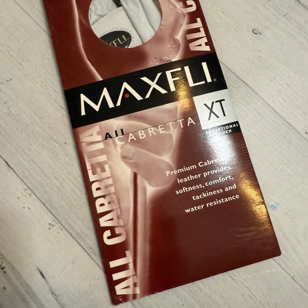 Maxfli XD All Calbretta golf glove XT‎ Ladies Left Handed regular medium NEW